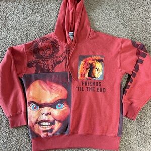 CHUCKY Child's Play Hoodie Sweatshirt  FRIENDS 'TIL THE END Universal Size XS